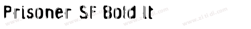 Prisoner SF Bold It字体转换